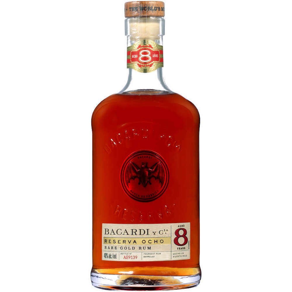 Bacardi Reserva Ocho 8 Year Rare Gold Rum - LiquorToU