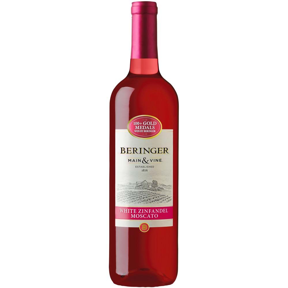 Beringer White Zinfandel Moscato California - Whiskey Mix