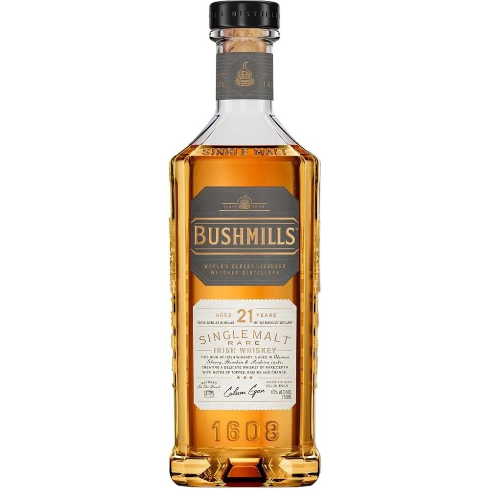 Bushmills 21 Year Old Single Malt Irish Whiskey - LiquorToU