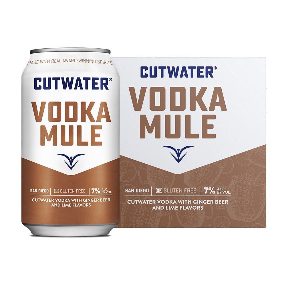 Cutwater Vodka Mule Cocktail 4pk - LiquorToU
