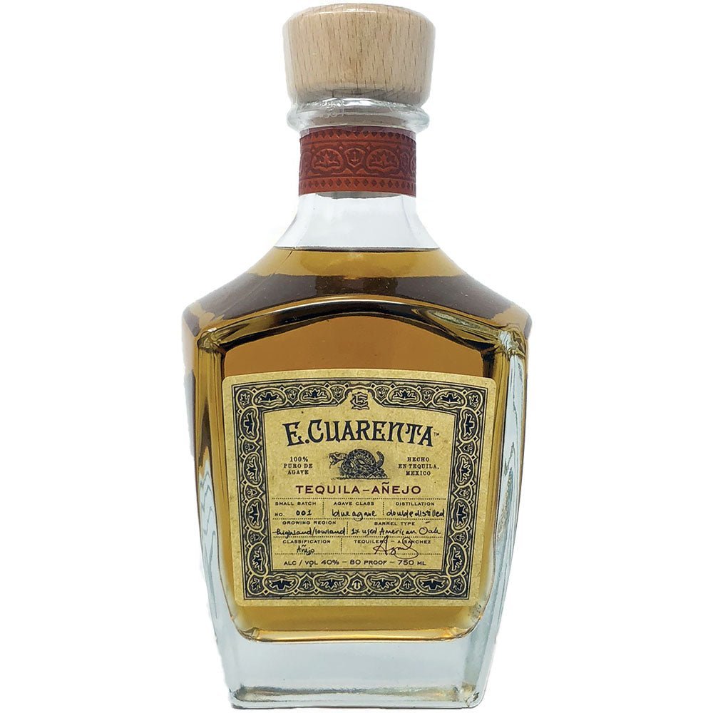 E Cuarenta Anejo Tequila - LiquorToU