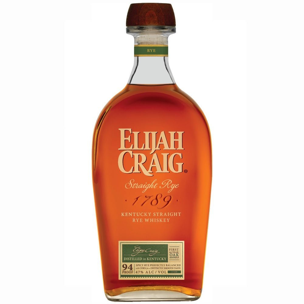 Elijah Craig Kentucky Straight Rye 94 Whiskey - LiquorToU