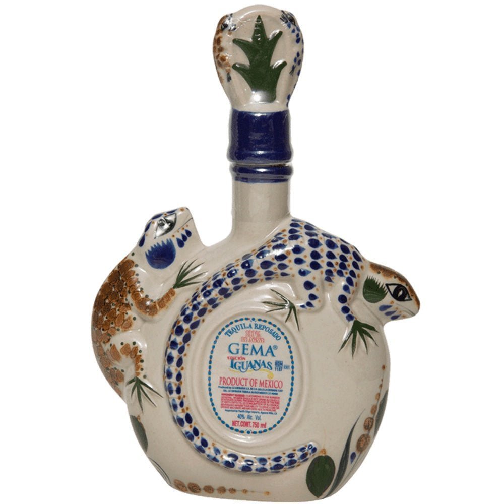 Gema Iguanas Ceramic Reposado Tequila - LiquorToU