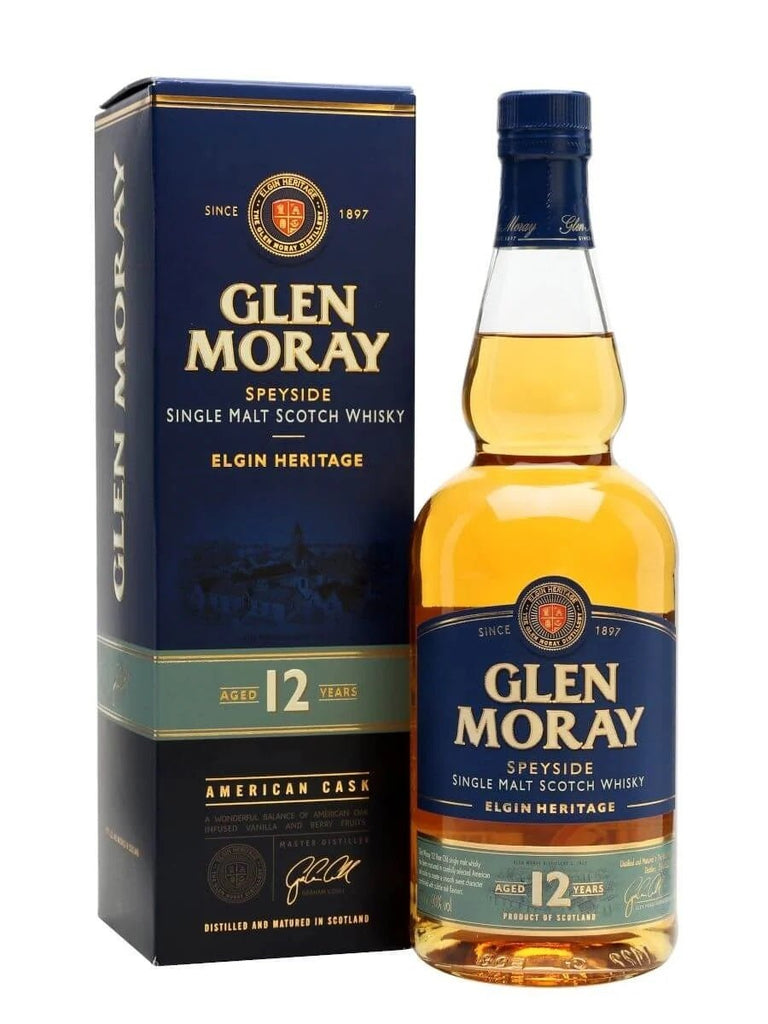 Glen Moray 12 Year Single Malt Scotch Whiskey - LiquorToU