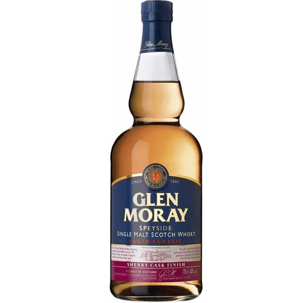 Glen Moray Sherry Cask Single Malt Scotch Whiskey - LiquorToU