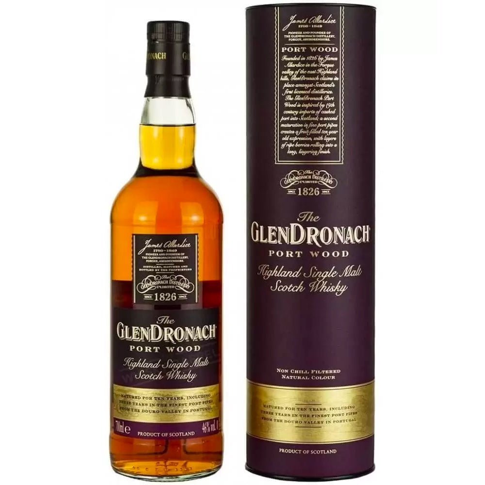 Glendronach Portwood Finish Single Malt Scotch Whiskey - LiquorToU