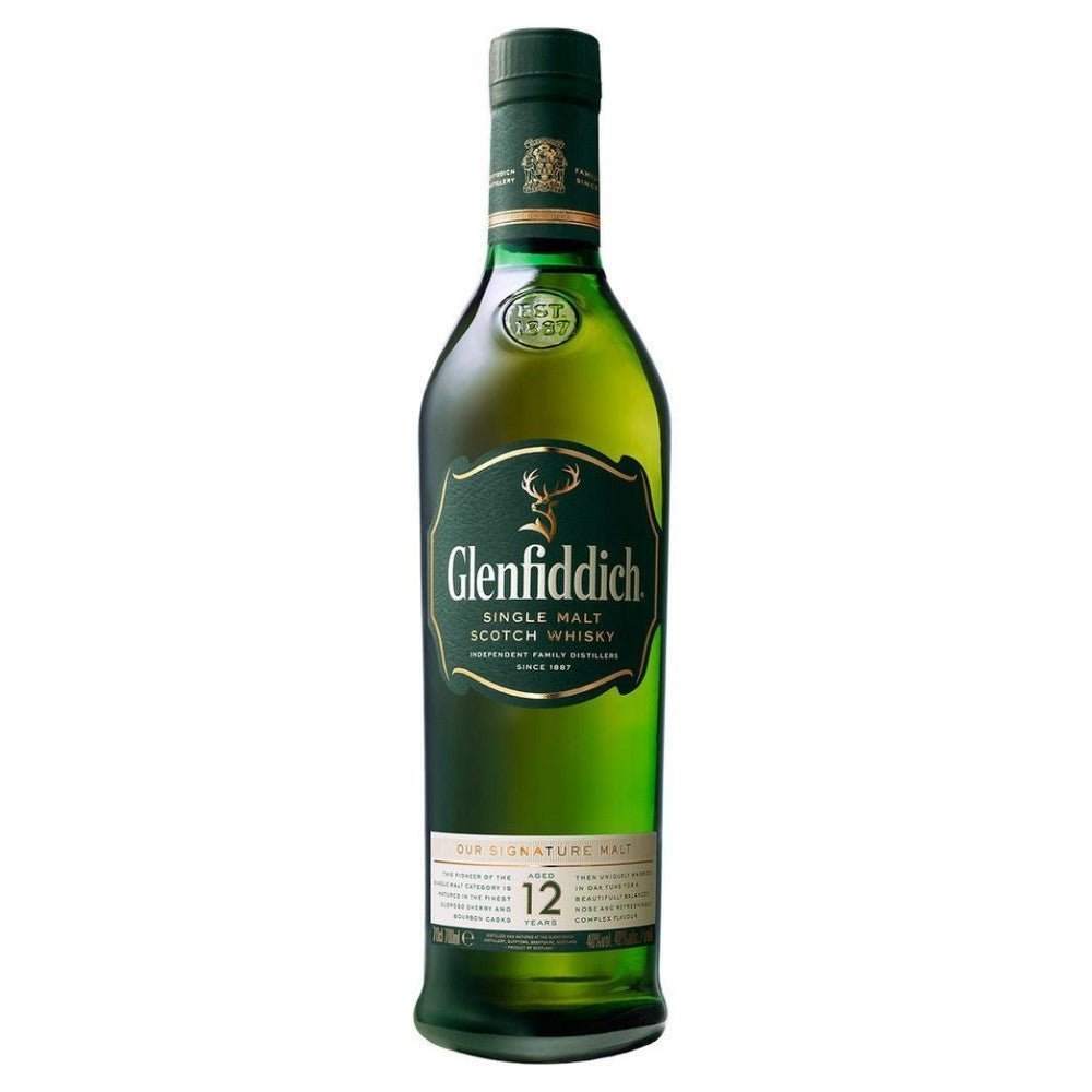 Glenfiddich 12 Year Old Single Malt Scotch Whiskey - LiquorToU