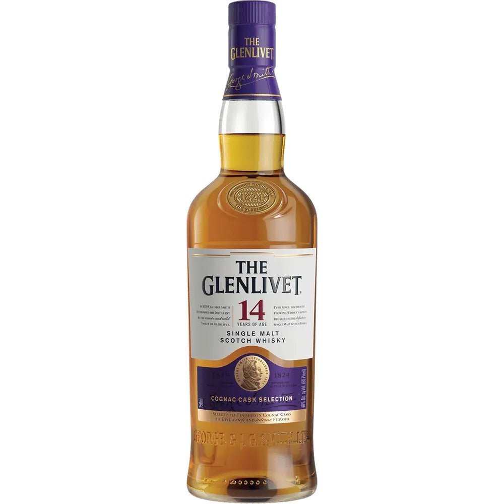 Glenlivet 14 Year Old Single Malt Scotch Whiskey - LiquorToU