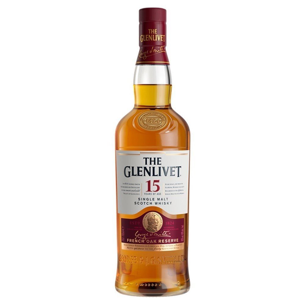 Glenlivet 15 Year Old Single Malt Scotch Whiskey - LiquorToU