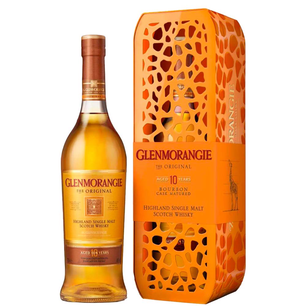 Glenmorangie Original 10 Year Old Giraffe Scotch Whiskey Gift Set - LiquorToU