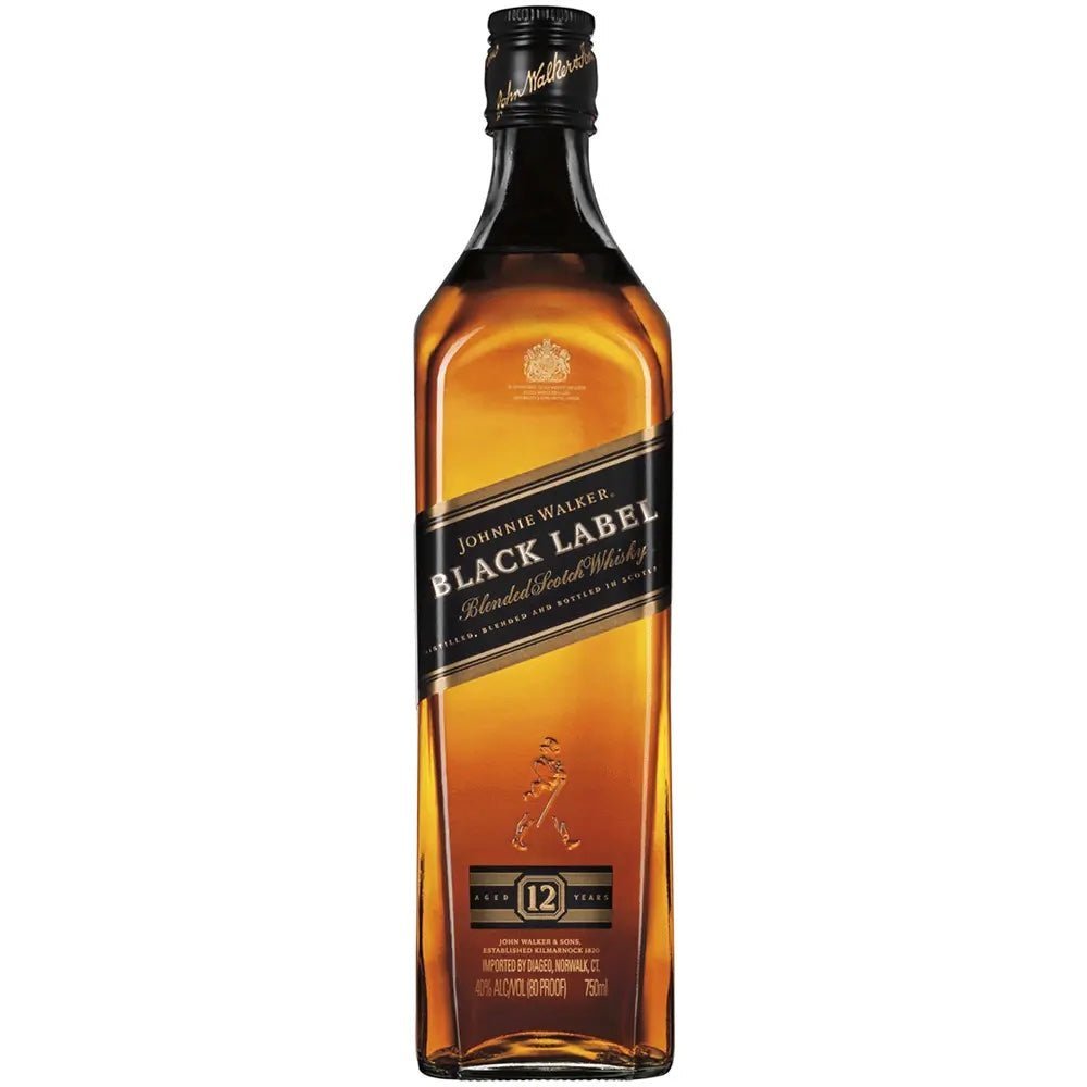 Johnnie Walker Black Label Blended Scotch Whiskey - LiquorToU