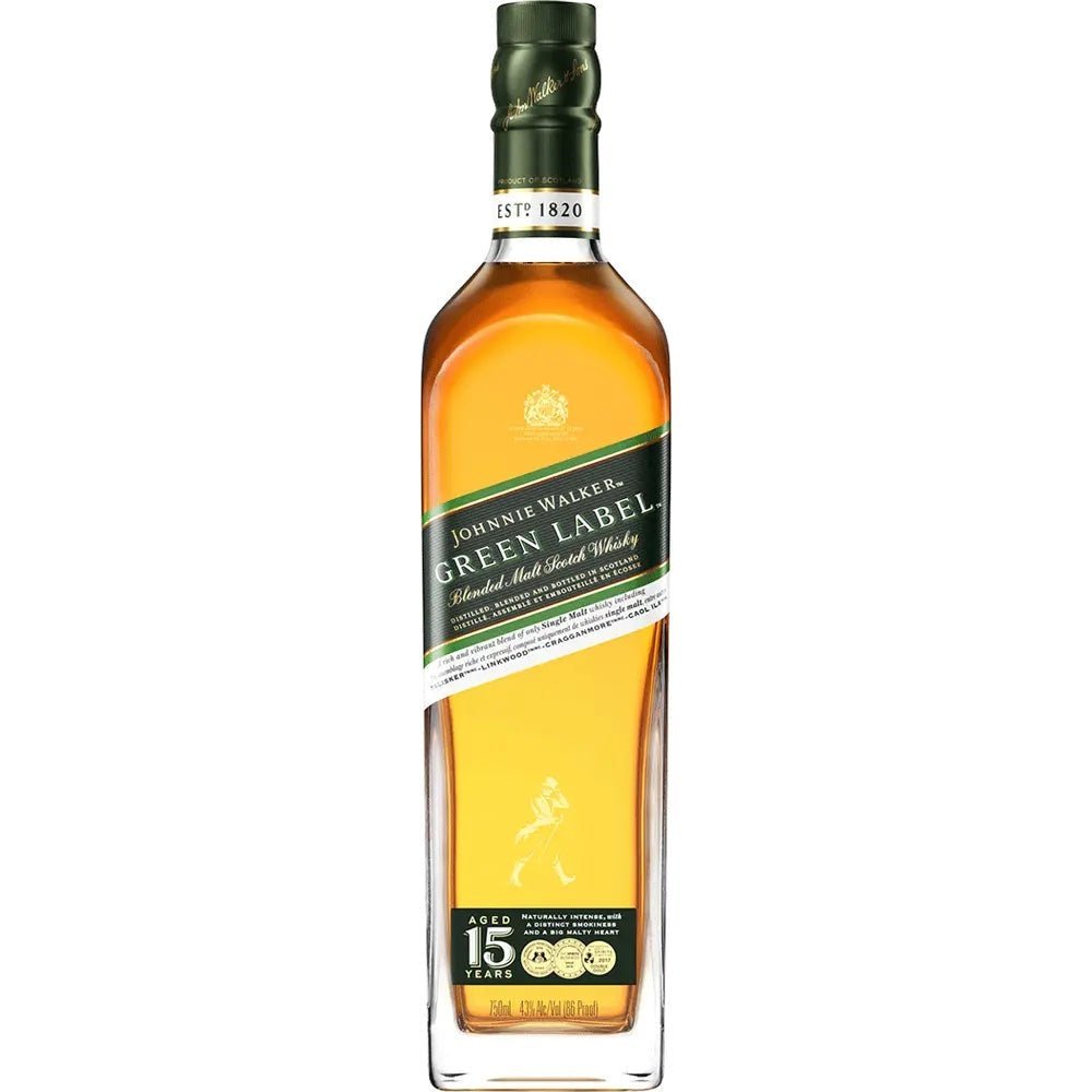 Johnnie Walker Green Label Blended Scotch Whiskey - LiquorToU