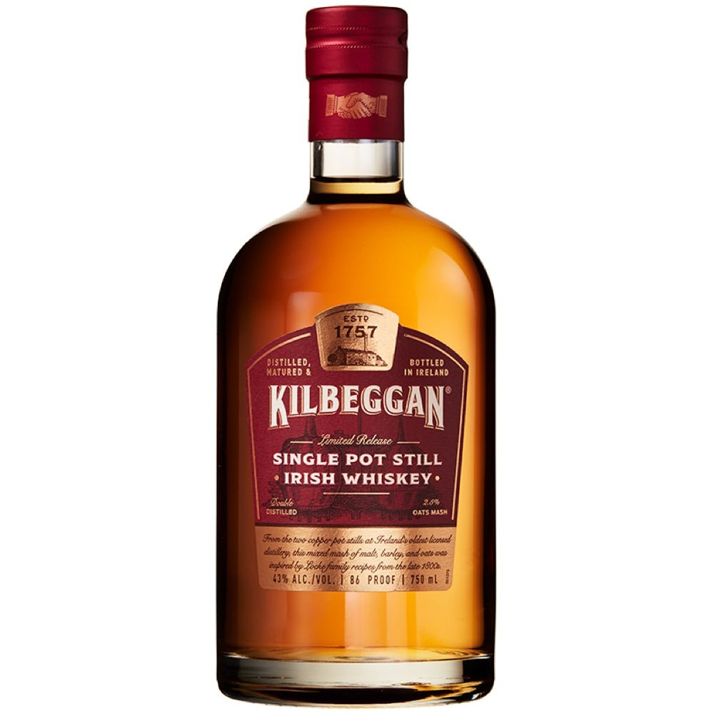 Kilbeggan Single Pot Still Irish Whiskey - LiquorToU