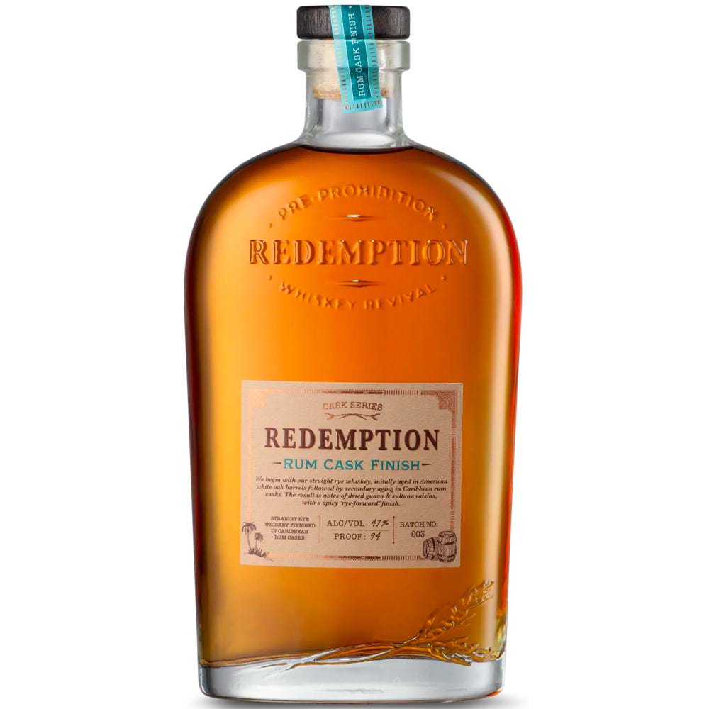 Redemption Rum Cask Finish Straight Rye Whiskey - LiquorToU