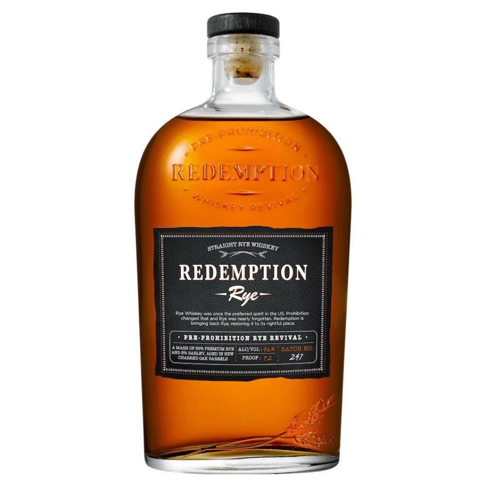 Redemption Rye Whiskey - LiquorToU