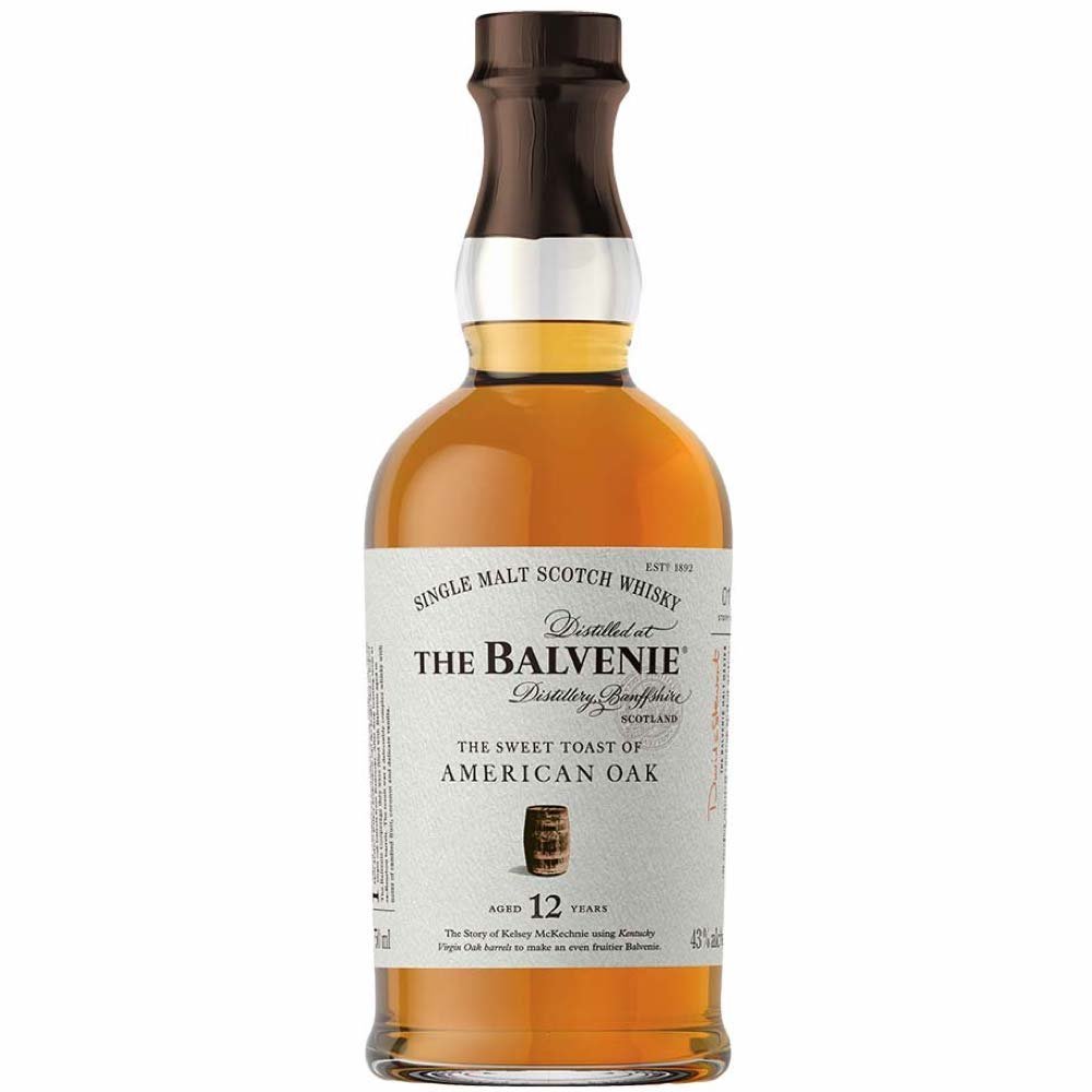 The Balvenie 12 Year Old Sweet Toast of American Oak Scotch Whisky - LiquorToU